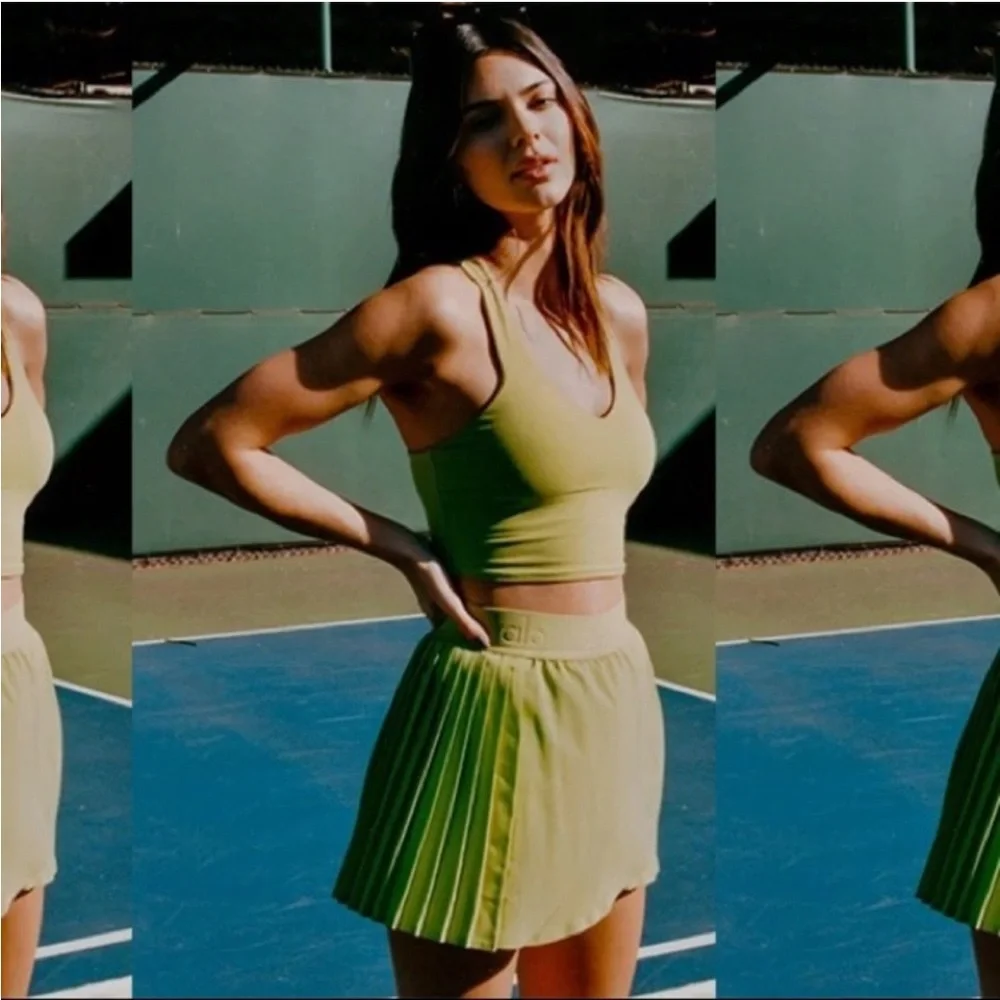 ALO Green Aces Tennis Skirt 🎾